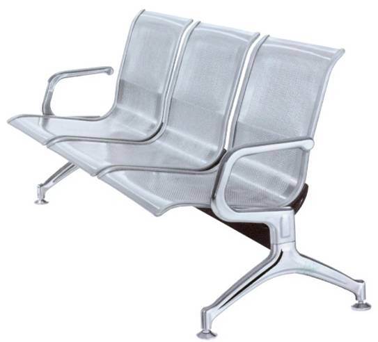 (MS-C100) Chaise d'attente multifonctionnelle de trois sièges de meubles d'hôpital
